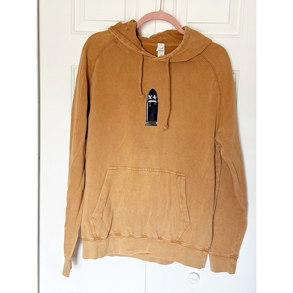 Lane Seven Stay Dangerous Beige Hoodie Size M
